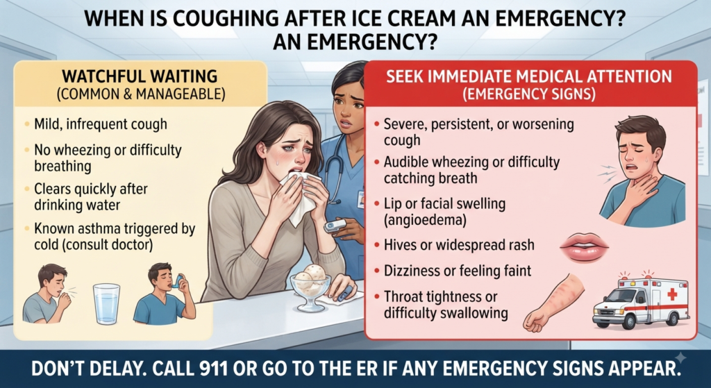 Why Do I Cough When I Eat Ice Cream? Understanding common causes