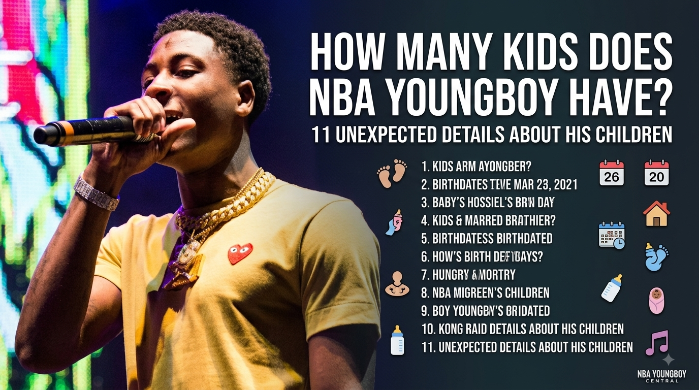 How Many Kids Does NBA YoungBoy Have? 11 Unexpected Details About His Children