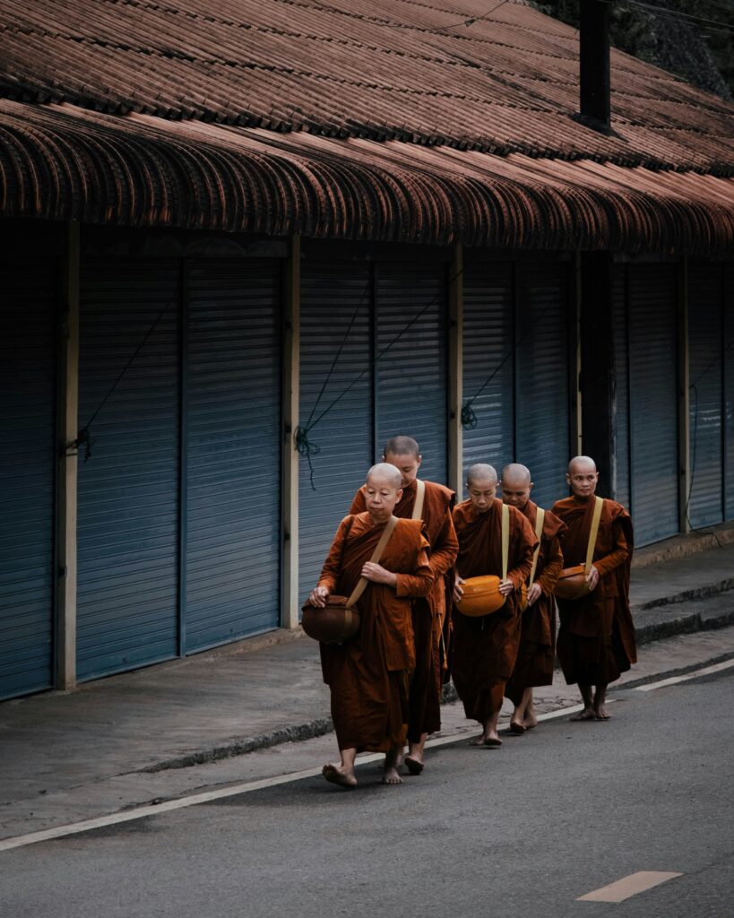 Why Are Monks Walking for Peace? guide to walking meditation, Buddhist teachings, nonviolence, spiritual reflection, community connection, and peace advocacy.